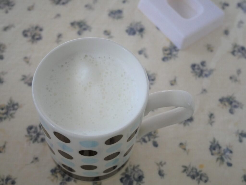 カプチーノミキサーで作ったフォームミルク