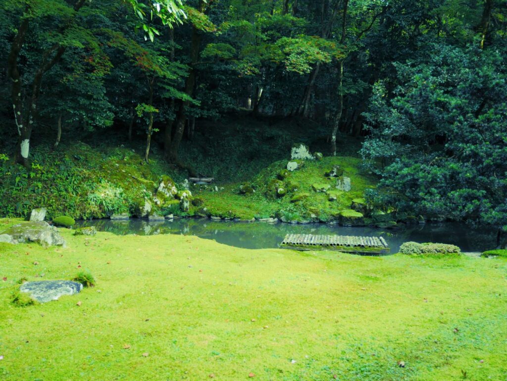 近江孤篷庵の池泉庭園
